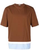 Marni Two-tone T-shirt - Brown