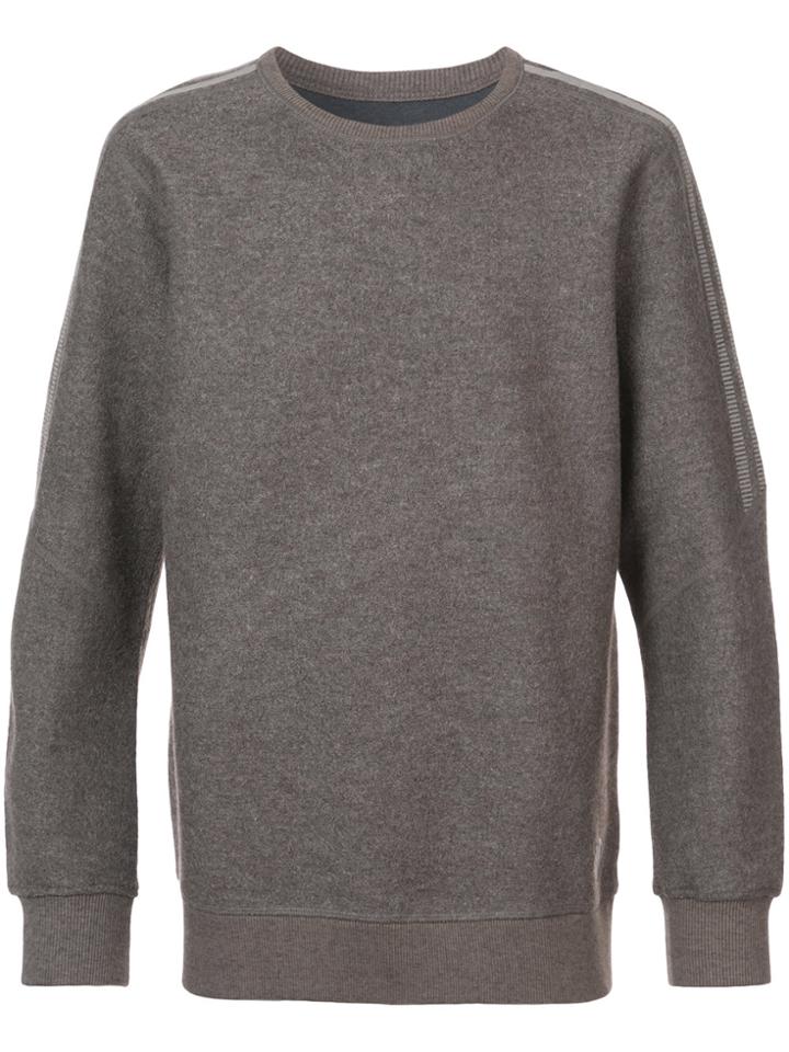 Wings+horns Crew Neck Sweatshirt - Brown