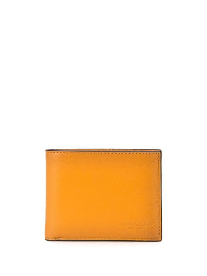 Coach Slim Billfold Wallet - Yellow