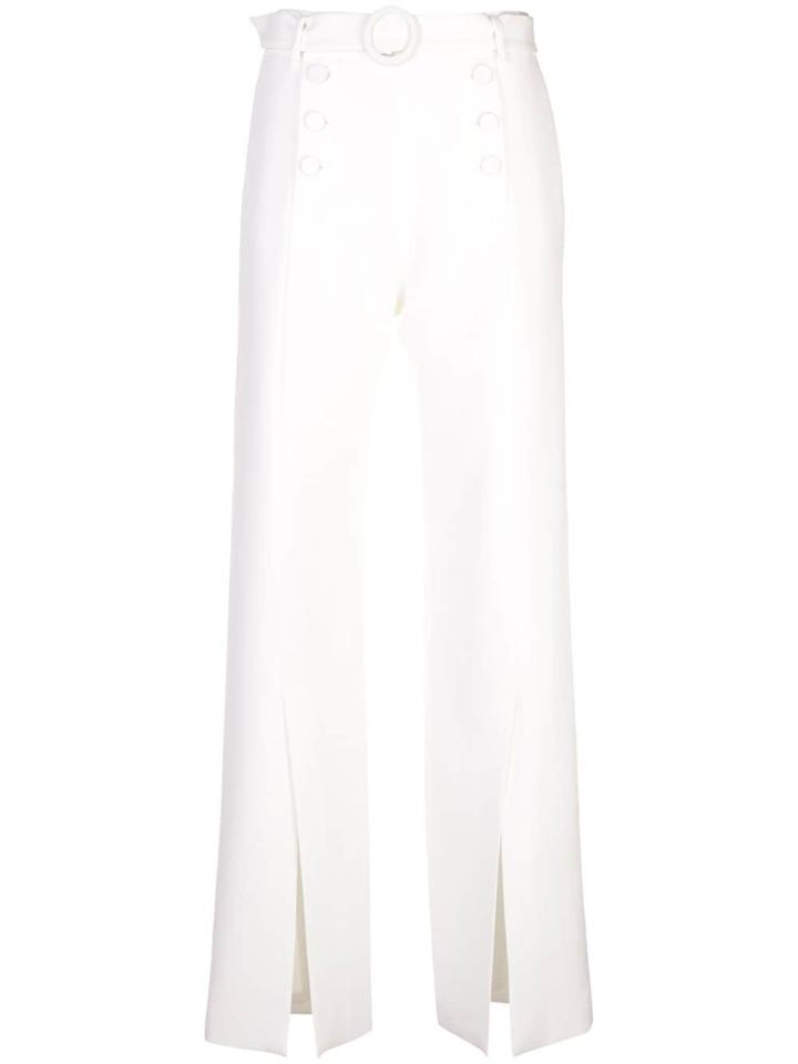 Jonathan Simkhai Sailor Crepe Trousers - White