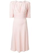 Ermanno Scervino Cinched Waist Dress - Pink