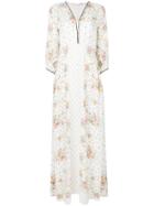 Vilshenko Floral Print Maxi Dress - Multicolour