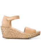 Pedro Garcia Wedge Heel Sandals - Neutrals