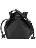 Diesel Bucket Shoulder Bag, Women's, Black, Calf Leather