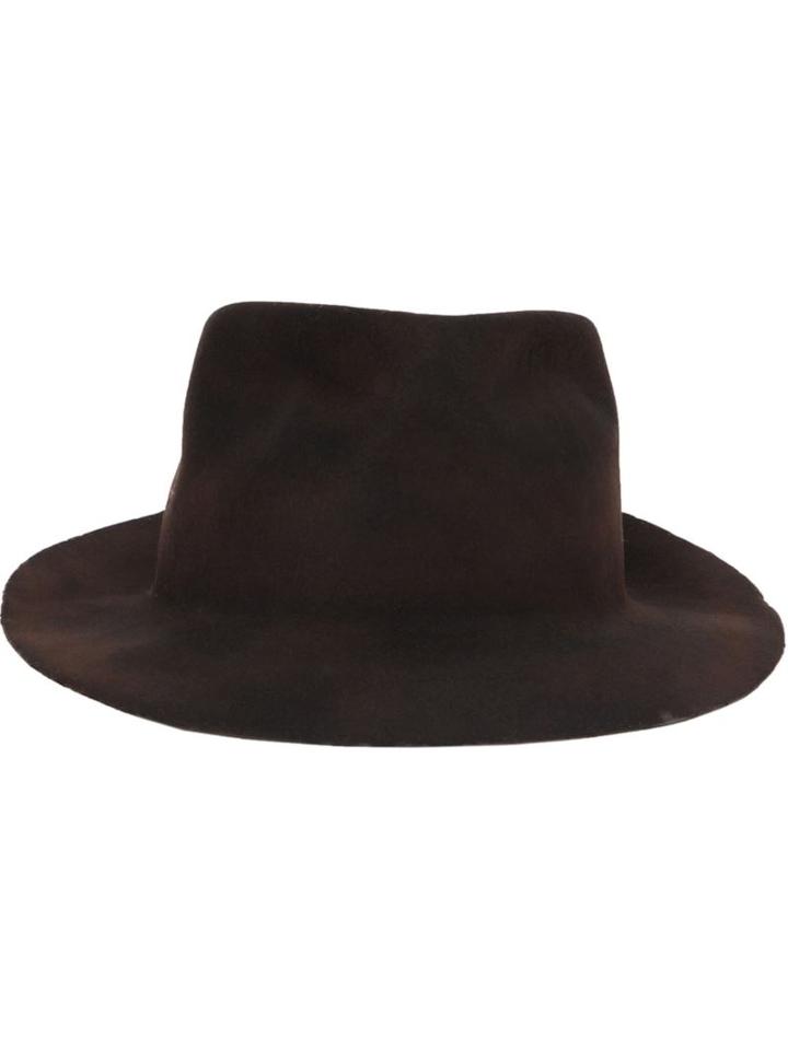 Horisaki Design & Handel Trilby Hat, Men's, Size: Medium, Black, Beaver Fur