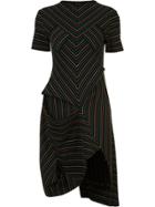 Jw Anderson Striped Dress - Black