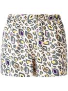 Bellerose - Printed Mini Shorts - Women - Viscose - 1, Pink/purple, Viscose