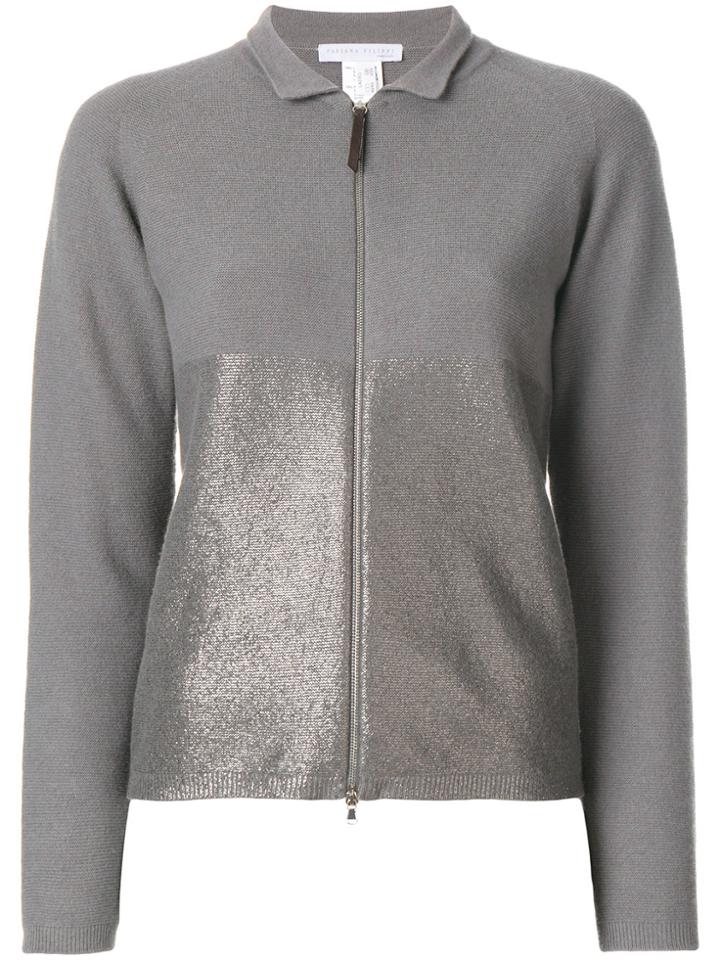 Fabiana Filippi Zip Up Jacket - Grey