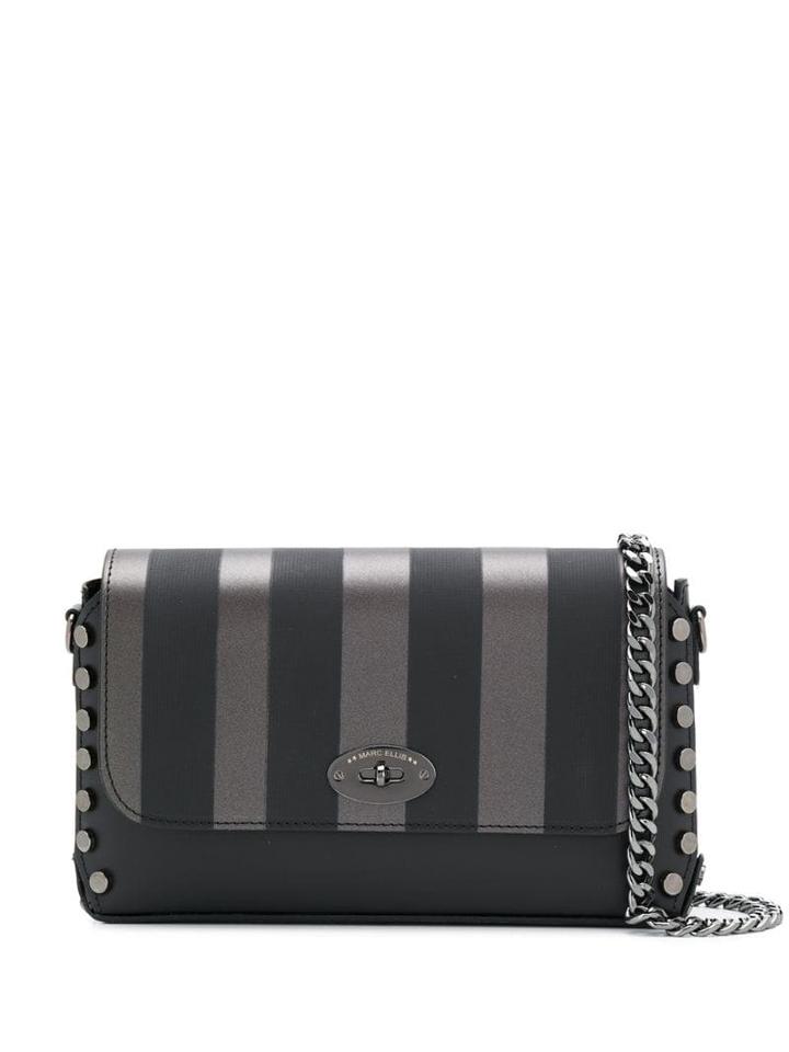 Marc Ellis Contrast Shoulder Bag - Black