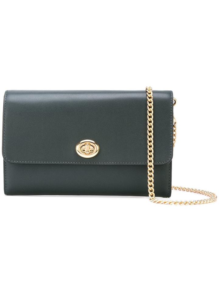 Coach Marlow Turnlock Chain Crossbody - Green