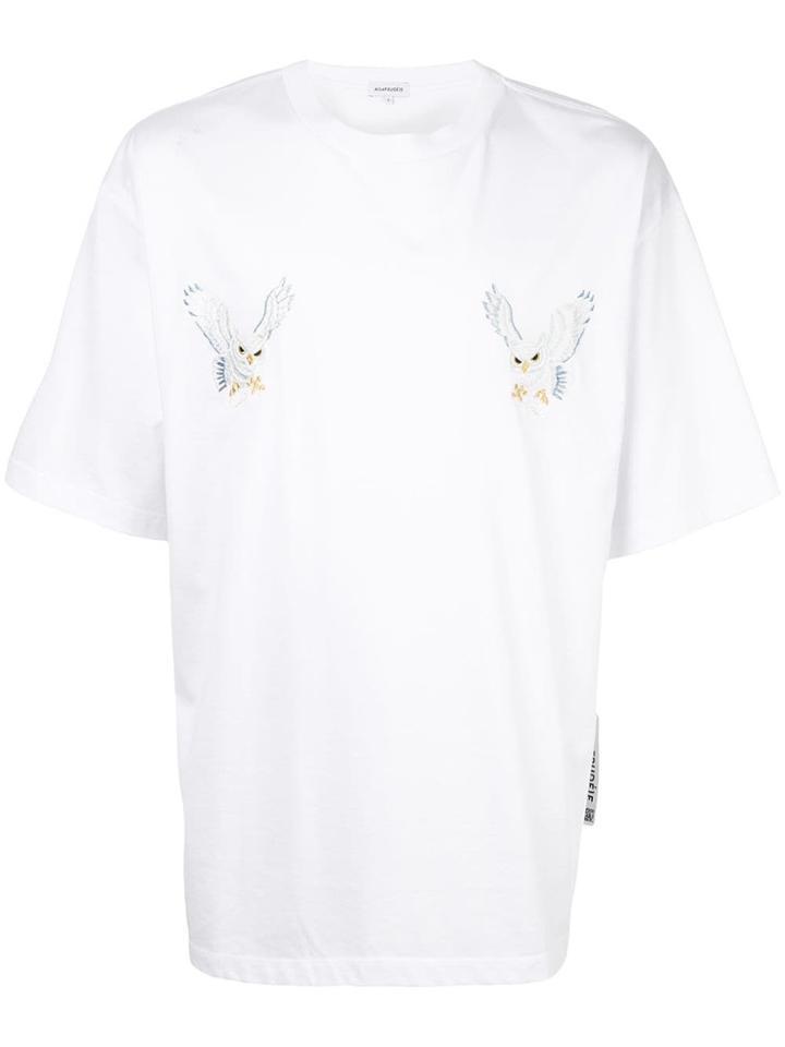 A(lefrude)e Embroidered Detail T-shirt - White