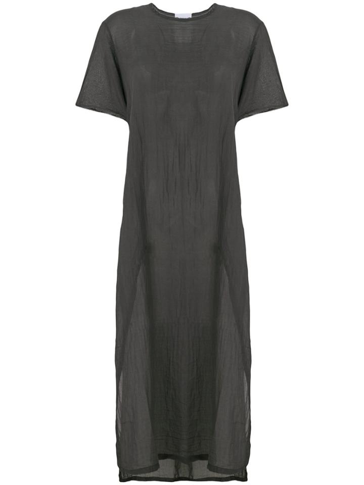 Lost & Found Rooms Long Sheer T-shirt - Grey