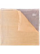 Faliero Sarti Frayed Scarf, Women's, Nude/neutrals, Silk/modal