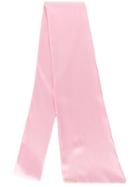 Styland Logo Plaque Scarf - Pink