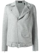 Theory 'tralsmin' Jacket, Women's, Size: Medium, Grey, Wool/cashmere/polyester/polyurethane