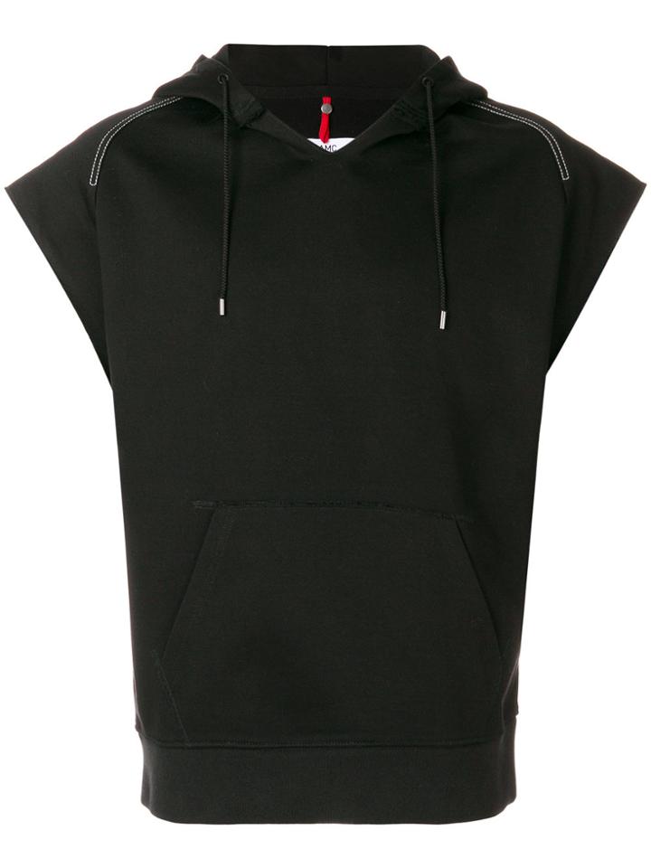 Oamc Sleeveless Hoodie - Black