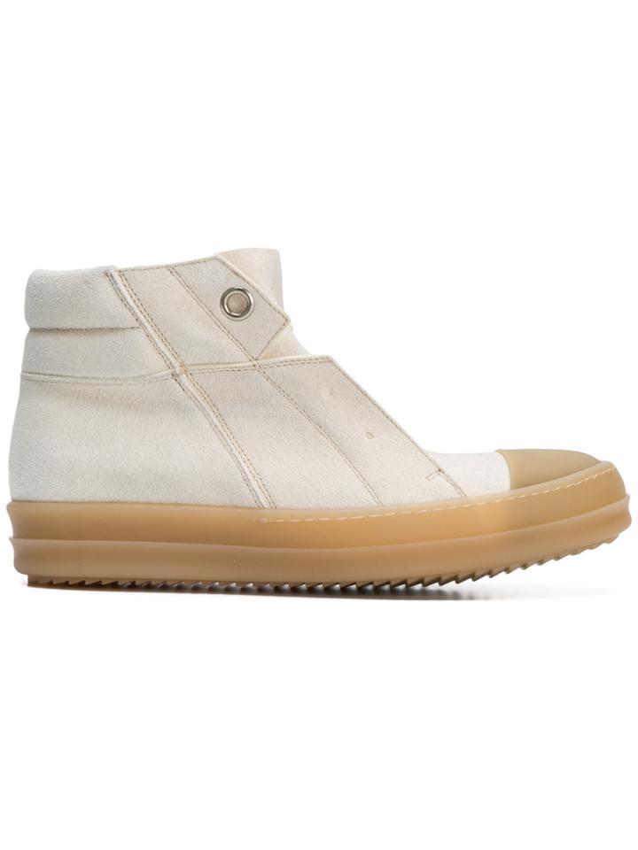 Rick Owens Island Hi-top Sneakers - Nude & Neutrals