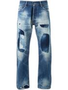 Simon Miller Patched Straight-leg Jeans - Blue