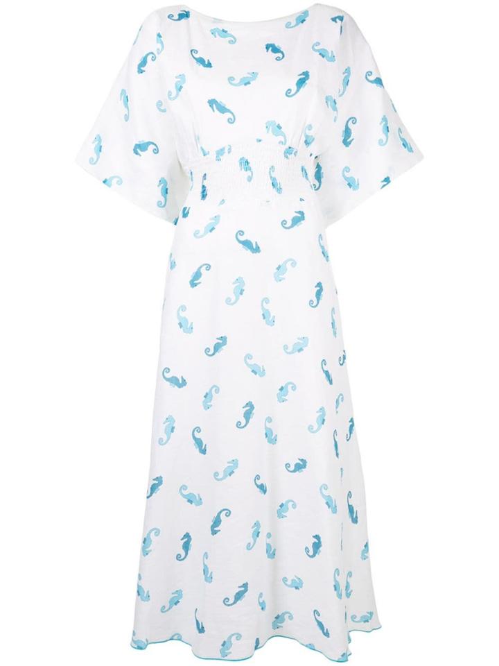 Gül Hürgel Seahorse Printed Dress - White