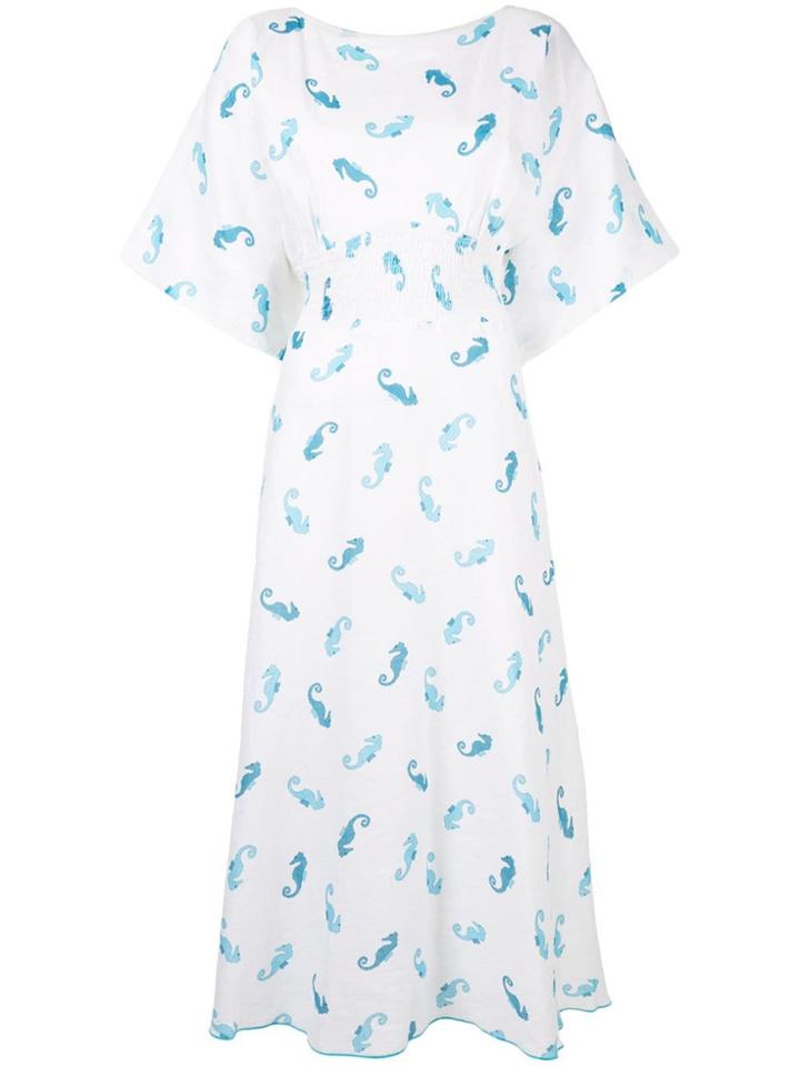 Gül Hürgel Seahorse Printed Dress - White