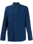 Denham Cargo Jacket, Men's, Size: Small, Blue, Cotton