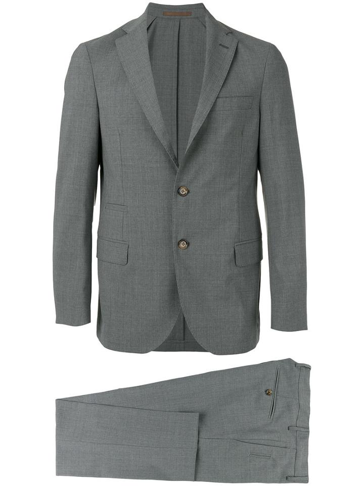 Eleventy - Formal Suit - Men - Polyester/spandex/elastane/acetate/wool - 54, Grey, Polyester/spandex/elastane/acetate/wool