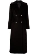 Tagliatore 'britta' Coat, Women's, Size: 40, Black, Cupro/angora/virgin Wool