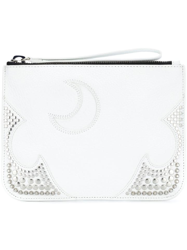 Mcq Alexander Mcqueen Solestice Small Pouch - White