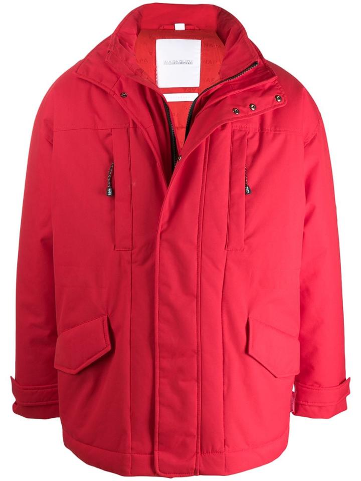 Napa By Martine Rose Padded Zip-up Coat - Red
