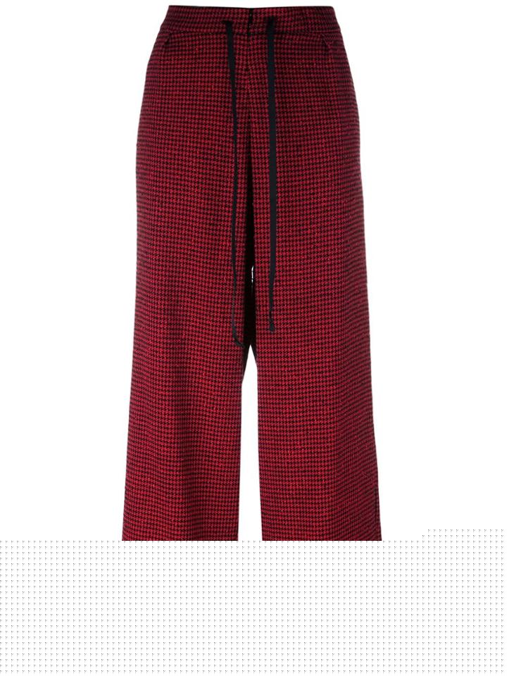 Saint Laurent Cigarette Tailored Trousers - Black