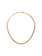 Monet Pre-owned '1970s Square Link Necklace - Gold