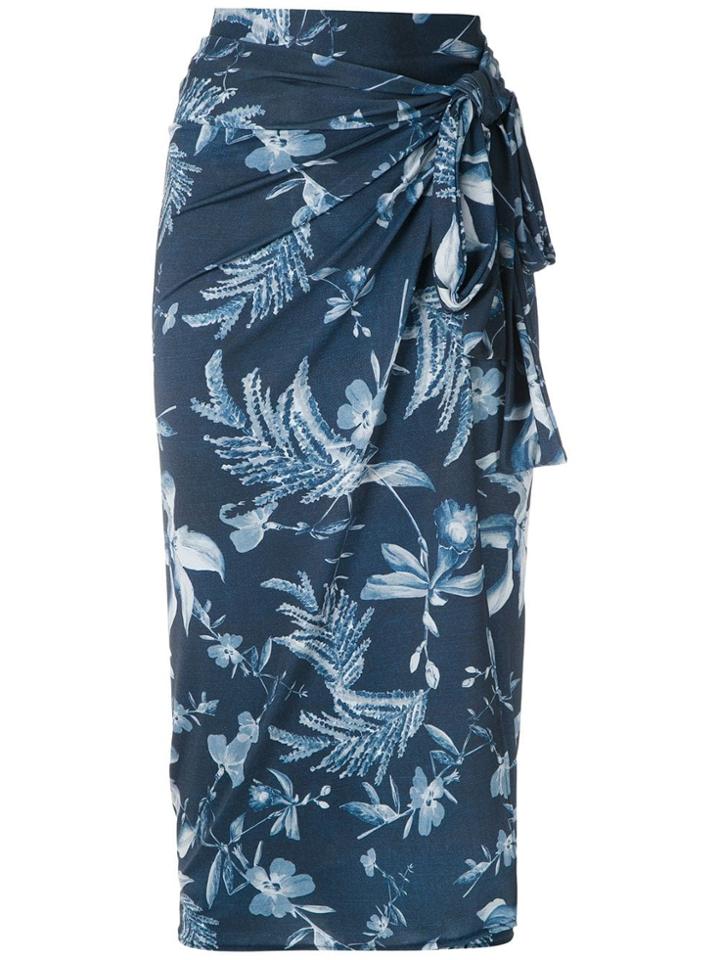 Lygia & Nanny Orixá Printed Sarong - Blue