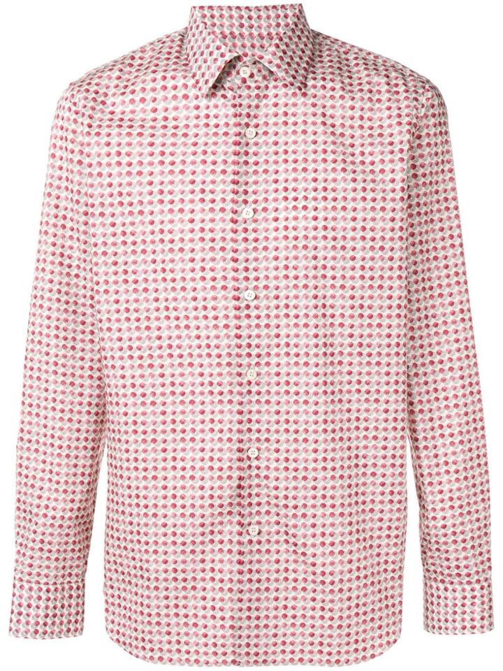 Prada Geometric Print Shirt - Pink