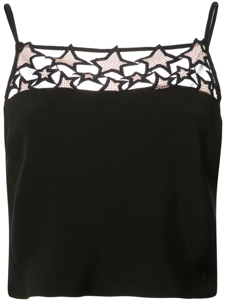 Fleur Du Mal Lace Insert Cami - Black