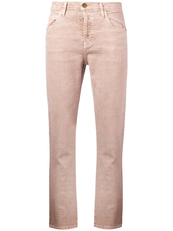 Current/elliott The Slouchy Skinny Jeans, Women's, Size: 24, Pink/purple, Cotton/lyocell