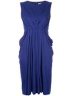Estnation Ruched Dress - Blue