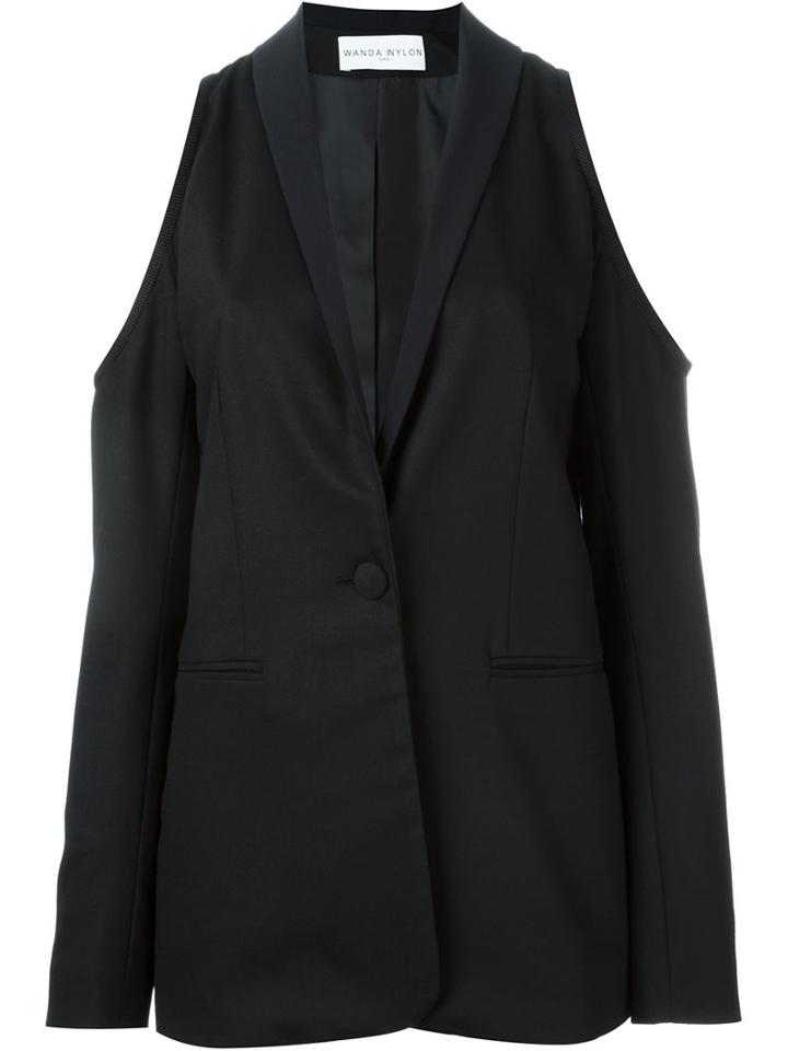Wanda Nylon 'joan' Cut-out Shoulder Jacket