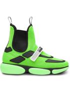 Prada Cloudbust Hi-top Sneakers - Green