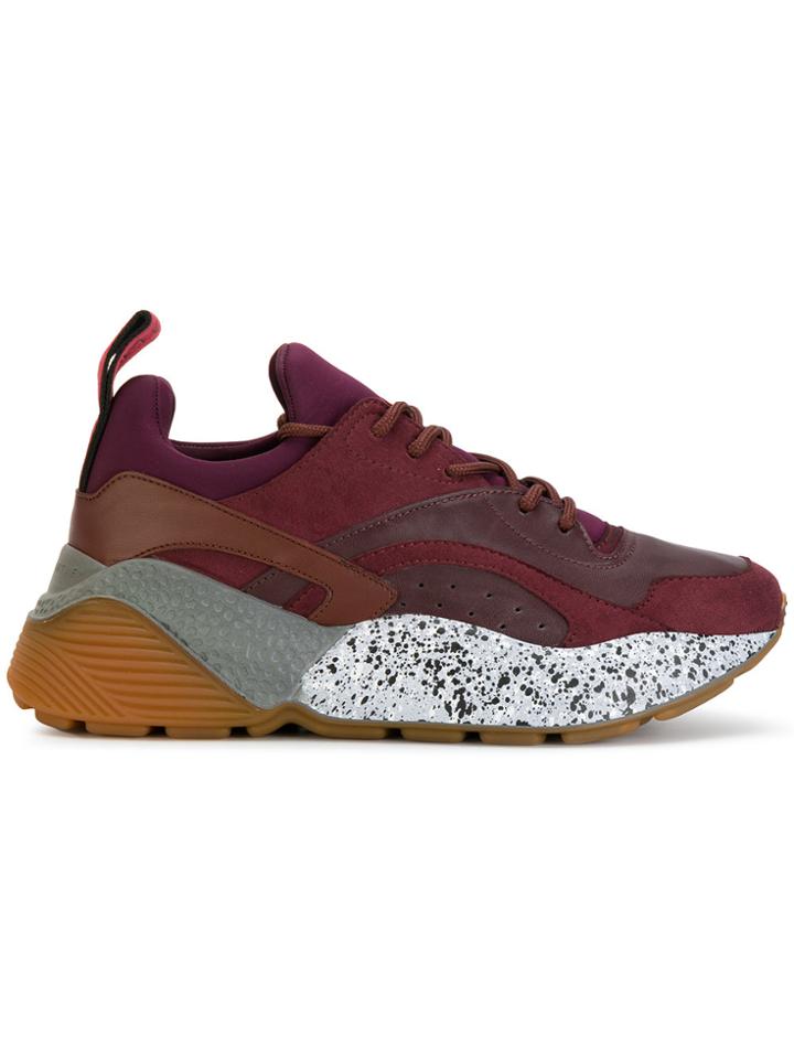 Stella Mccartney Eclypse Lace-up Sneakers - Red
