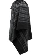 A New Cross Stylized Cape - Black