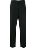 Jil Sander Cutaway Collar Fitted Jacket - Black