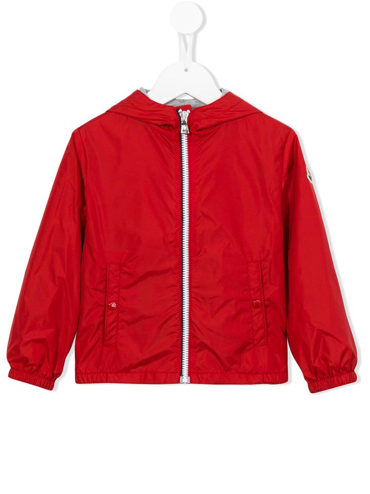 Moncler Kids - Hooded Jacket - Kids - Cotton/polyamide - 12 Yrs, Red