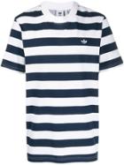 Adidas Striped Trefoil T-shirt - White