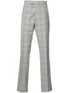 Thom Browne - Woven Check Trousers - Men - Cotton/acetate - Iii, Black, Cotton/acetate