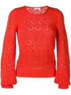See By Chloé Embroidered Sweater - Orange