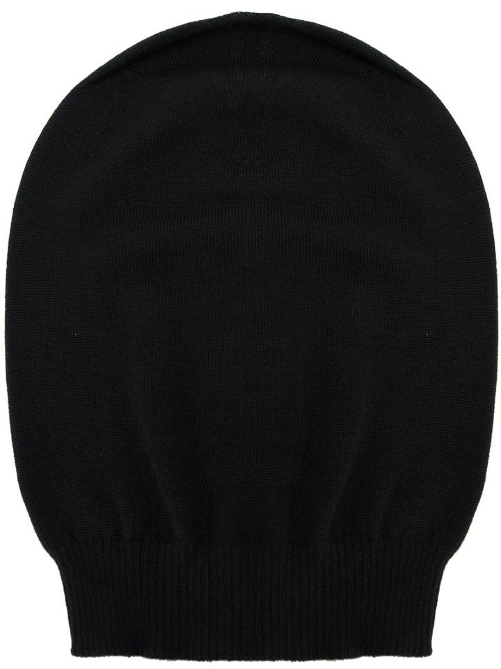 Rick Owens - Beanie - Men - Cashmere - One Size, Black, Cashmere