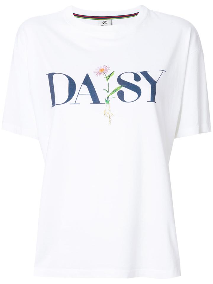 Ps By Paul Smith Daisy Printed T-shirt - White
