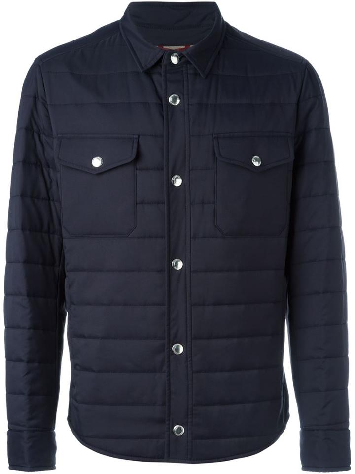 Brunello Cucinelli Buttoned Padded Jacket