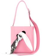 Calvin Klein 205w39nyc Scarf Shoulder Bag - Pink & Purple