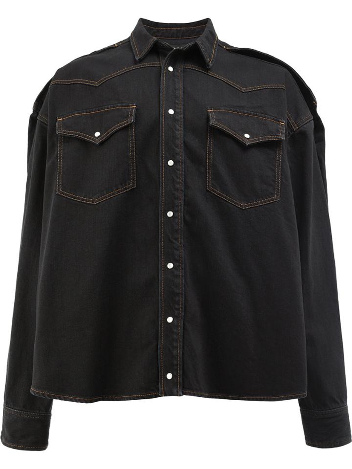 Y / Project Denim Shirt - Black